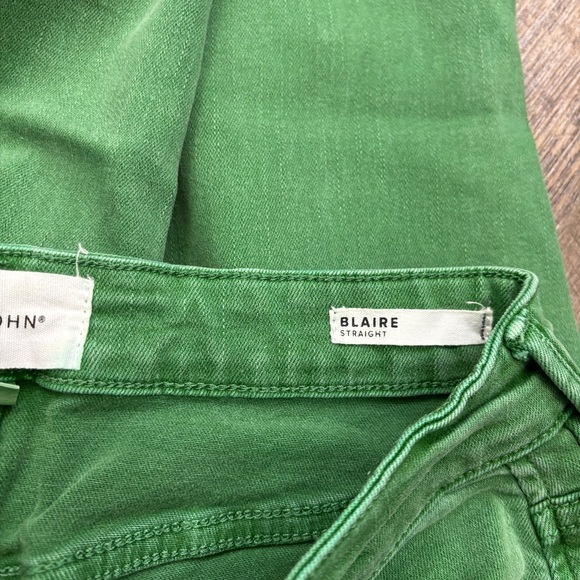 Dear John Vibrant Green Straight Leg Jeans - Picture 4 of 5